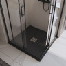 Душевой поддон из литьевого мрамора 90x90 см BELBAGNO TRAY-MR-UNO-A-90-35-NERO